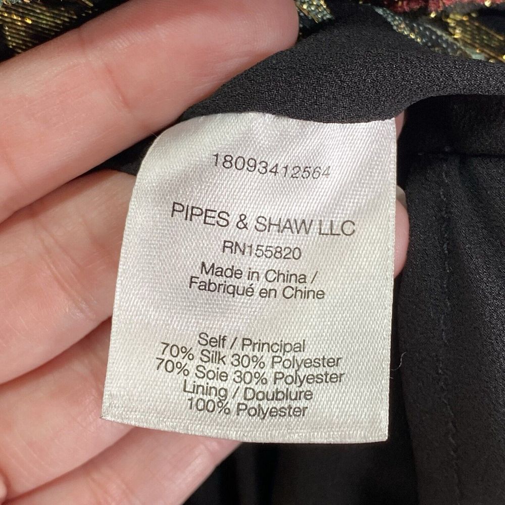 Veronica Beard Robin Sheer Dress Size 6 MSRP $650 - flaw on sleeve button hole - Picture 7 of 10